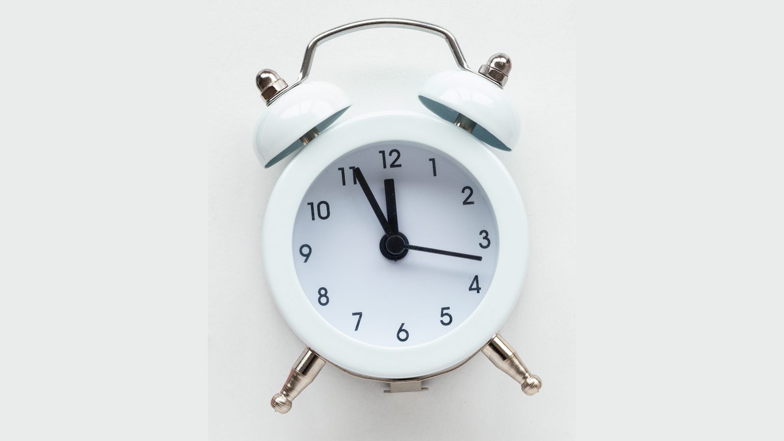 A small alarm clock, a reminder that every minute of downtime counts
